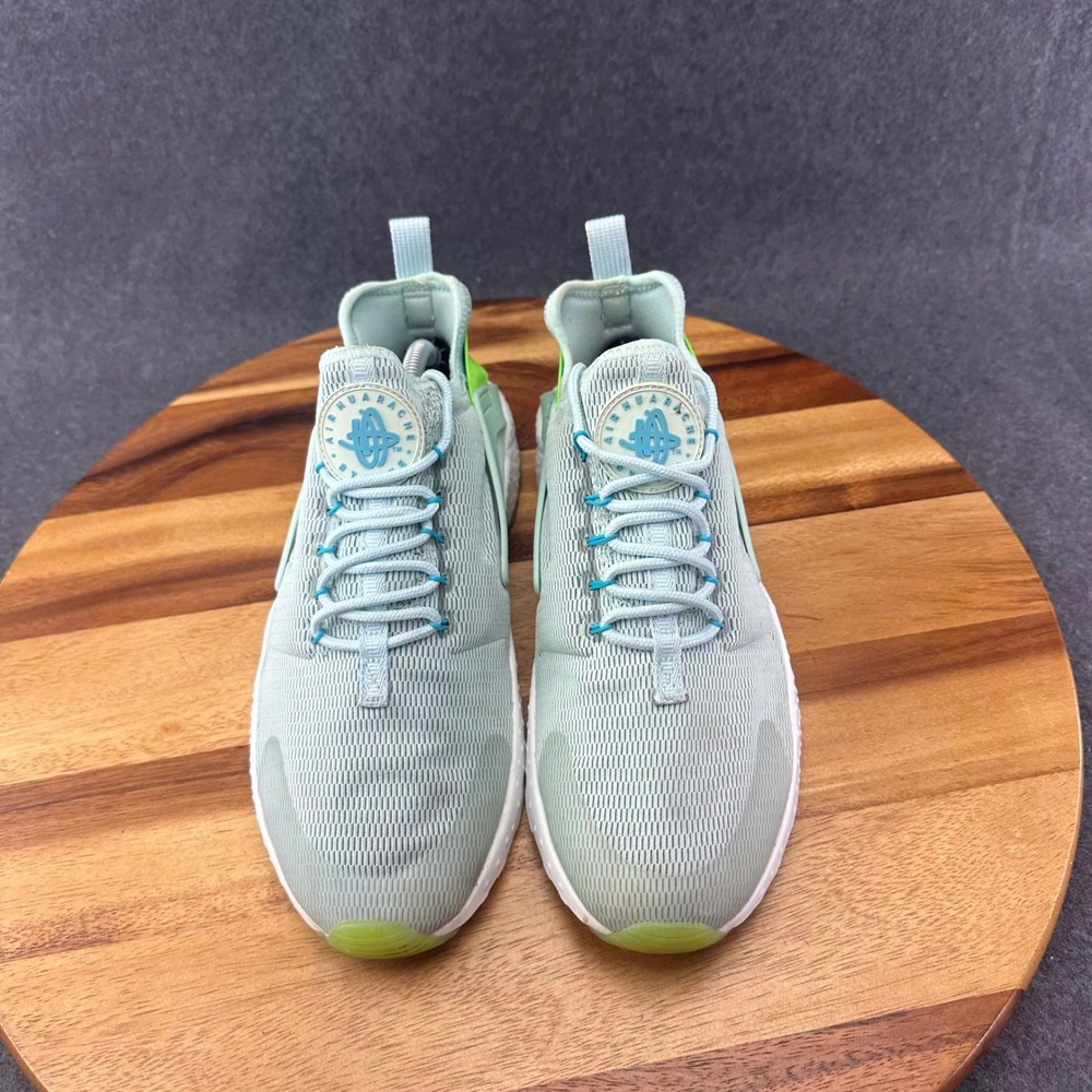 Nike Air Huarache Ultra Ghost Green Electric Green Sneakers 819151-301 Mens 8.5 - Picture 4 of 11